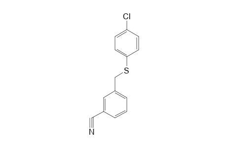 alpha-[(p-CHLOROPHENYL)THIO]-m-TOLUNITRILE