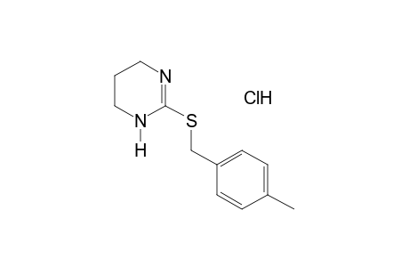 2-[(p-methylbenzyl)thio]-1,4,5,6-tetrahydropyrimidine, monohydrochloride