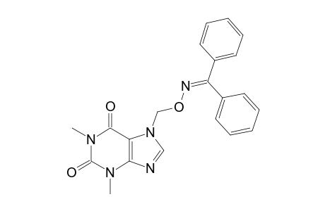 7-Benzhydrylideneaminooxymethyl-1,3-dimethyl-3,7-dihydropurine-2,6-dione