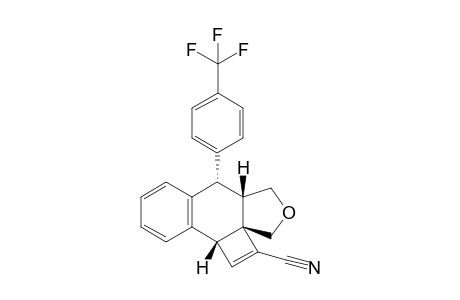 (2aS*,5aS*,6S*,10bR*)-6-[4-(Trifluoromethyl)phenyl]-5,5a,6,10b-tetrahydro-3H-cyclobuta[1,2]naphtho[2,3-c]furan-2-carbonitrile