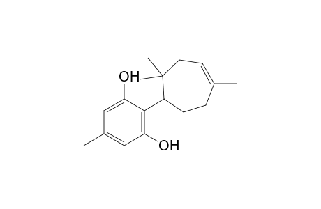 5-Methyl-2-(2,2,5-trimethylcyclohept-4-en-1-yl)resorcinol