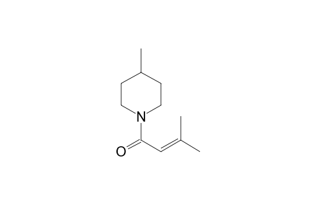 Piperidine, 4-methyl-1-[3-methyl-1-oxo-2-butenyl]-