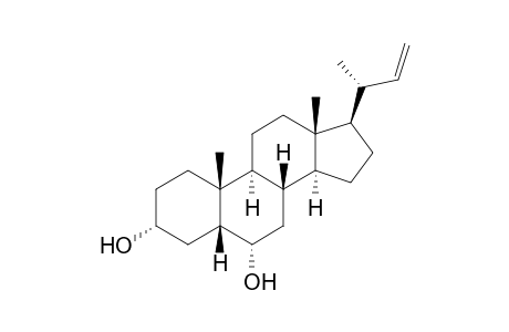 24-Nor-5β-chol-22-ene-3α,6α-diol