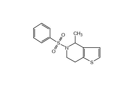 4-Methyl-5-(phenylsulfonyl)-4,5,6,7-tetrahydrothieno[3,2-C]pyridine