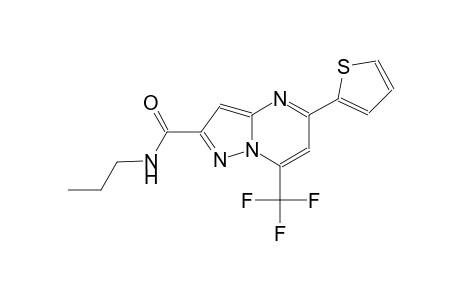 N-propyl-5-(2-thienyl)-7-(trifluoromethyl)pyrazolo[1,5-a]pyrimidine-2-carboxamide