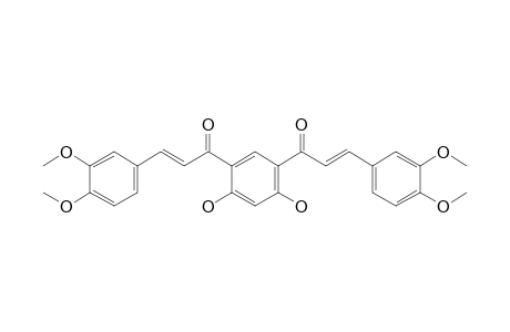 (2E, 2'E)-1,1'-[4,6-Dihydroxy-1,3-phenylene]bis(3-(3,4-dimethoxyphenyl)prop-2-en-1-one