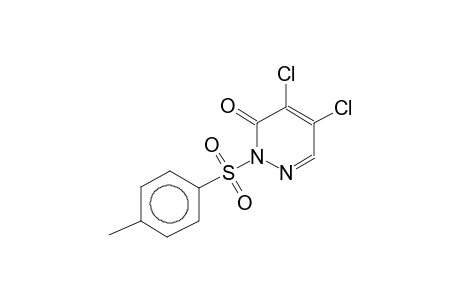 p-tolyl 4,5-dichloro-3-oxo-2,3-dihydropyridazin-2-yl sulfone