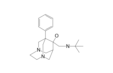 9-Tert-butylaminomethyl-1-phenyl-3,6-diazahomoadamantan-9-ol