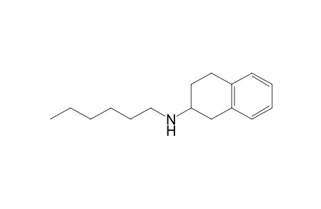 2-Naphthylamine, N-hexyl-1,2,3,4-tetrahydro-