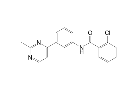 2-chloro-3'-(2-methyl-4-pyrimidinyl)benzanilide