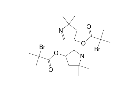 3-[3'-(2"-BROMO-ISOBUTYRYLOXY)-5',5'-DIMETHYL-PYRROLIDIN-2'-YL]-3-(2-BROMO-ISOBUTYRYLOXY)-5,5-DIMETHYL-4,5-DIHYDRO-3H-PYRROLE