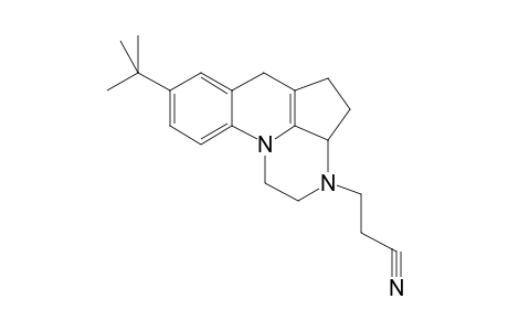 Propionitrile, 3-(2,3,3a,4,5,6(1H)-hexahydro-8-tert-butyl-cyclopenta[d,E][3,11]-phenanthrolin-3-yl)-