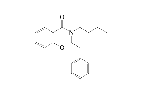 Benzamide, 2-methoxy-N-(2-phenylethyl)-N-butyl-