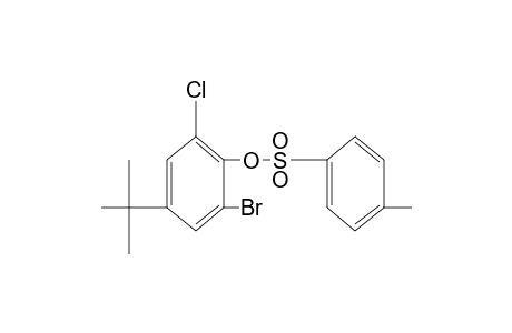 2-bromo-4-tert-butyl-6-chlorophenol, p-toluenesulfonate