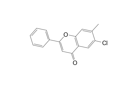 6-Chloro-7-methylflavone