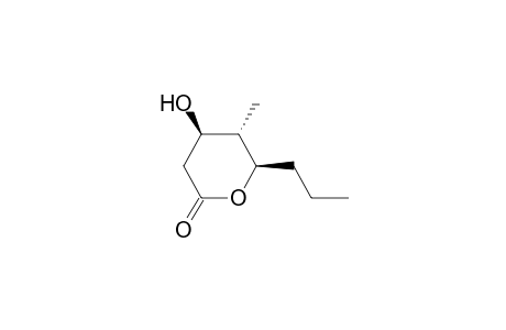 (4R,5s,6R)-Tetrahydro-4-hydroxy-5-methyl-6-propyl-2H-pyran-2-one