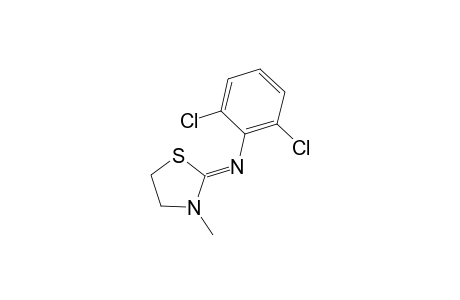 2-[(2,6-DICHLOROPHENYL)IMINO]-3-METHYLTHIAZOLIDINE