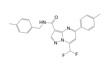 7-(difluoromethyl)-N-(4-methylbenzyl)-5-(4-methylphenyl)pyrazolo[1,5-a]pyrimidine-3-carboxamide