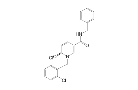 N-BENZYL-1-(2,6-DICHLOROBENZYL)-1,6-DIHYDRO-6-OXONICOTINAMIDE