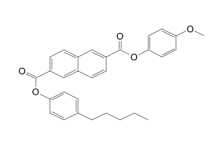 Naphthalene-2,6-dicarboxylic acid, 4-methoxyphenyl ester 4-pentylphenyl ester