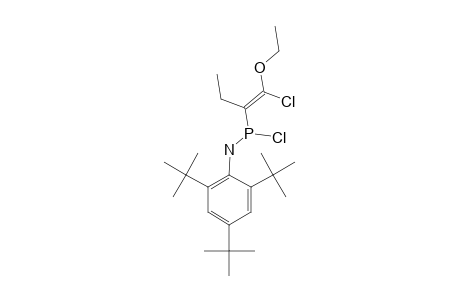 Z-1-ETHOXY-1-CHLORO-BUTEN-2-YLPHOSPHONOUS_ACID_2,4,6-TRI-TERT.-BUTYLANILIDE_CHLORIDE