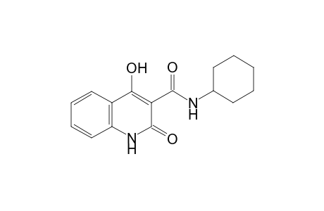 N-Cyclohexyl-4-hydroxy-2-oxo-1,2-dihydro-3-quinolinecarboxamide