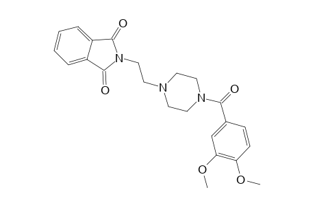 1H-isoindole-1,3(2H)-dione, 2-[2-[4-(3,4-dimethoxybenzoyl)-1-piperazinyl]ethyl]-