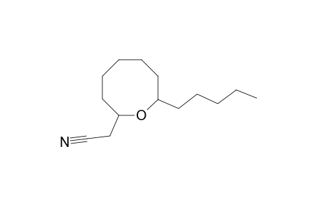 2-(2-Cyano-ethyl)-8-pentyl-oxocane