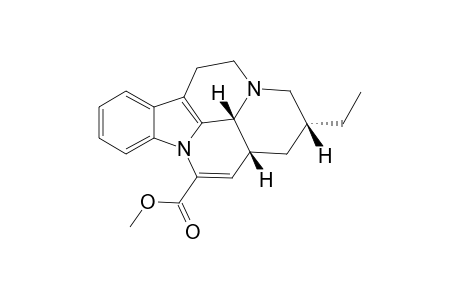 METHYL-2-ALPHA-ETHYL-2,3,5,6,13A-BETA,13B-BETA-HEXAHYDRO-1H-INDOLO-[3,2,1-DE]-PYRIDO-[3,2,1-IJ]-[1,5]-NAPHTHYRIDINE-12-CARBOXYLATE;(+/-)-APOTALAMINE