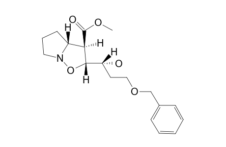 Methyl (2R,3R,3aR)-2-[(1R)-3-(benzyloxy)-1-hydroxypropyl]hexahydropyrrolo[1,2-b]isoxazole-3-carboxylate