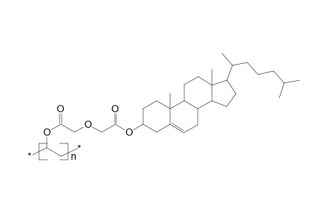 Poly[1-(cholesteryloxy-3-oxaglutaroyloxy)ethylene]