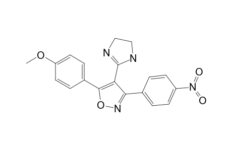 4-(2-Imidazolin-2-yl)-5-(4-methoxyphenyl)-3-(4-nitrophenyl)isoxazole