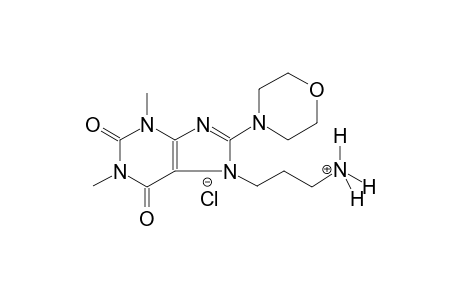 1H-purine-7-propanaminium, 2,3,6,7-tetrahydro-1,3-dimethyl-8-(4-morpholinyl)-2,6-dioxo-, chloride