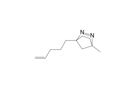 1-Methyl-4-(4-pentenyl)-2,3-diazabicyclo[2.2.1]hept-2-ene