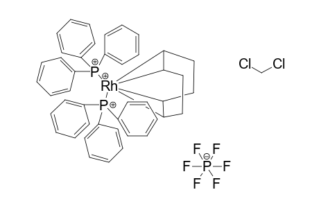 (1,5-Cyclooctadiene)bis(triphenylphosphine)rhodium(I) hexafluorophosphate dichloromethane complex (1:1)