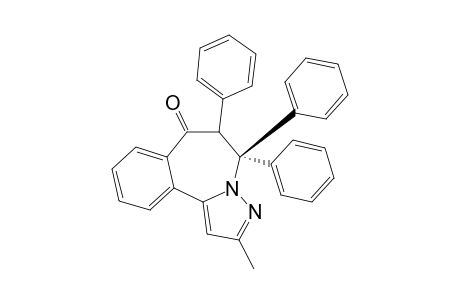 2-METHYL-4,4,5-TRIPHENYL-5H,6H-PYRAZOLO-[1,5-D]-[4]-BENZAZEPIN-6-ONE