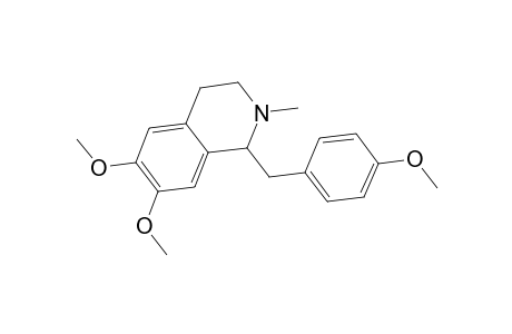1-(PARA-METHOXYBENZYL)-6,7-DIMETHOXY-TETRAHYDRO-ISOQUINOLINE