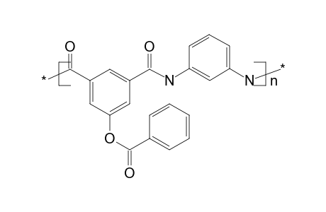 Poly[m-phenylenediamine-5-(benzoyloxy)isophthaloyl]