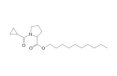 L-Proline, N-(cyclopropylcarbonyl)-, decyl ester