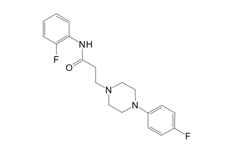 1-piperazinepropanamide, N-(2-fluorophenyl)-4-(4-fluorophenyl)-