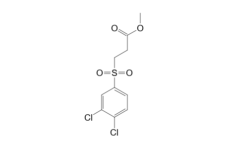 Methyl 3-[(3,4-dichlorophenyl)sulfonyl]propanoate