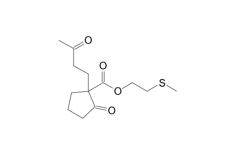 RAC-2-(METHYLTHIO)-ETHYL-2-OXO-1-(3-OXOBUTYL)-CYCLOPENTANE-1-CARBOXYLATE