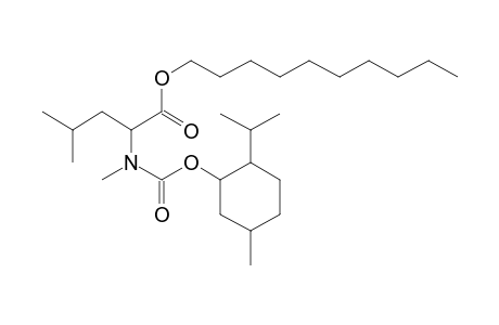 L-Leucine, N-methyl-N-((1R)-(-)-menthyloxycarbonyl)-, decyl ester