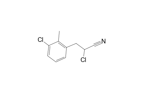 2-Chloro-3-(3-chloro-2-methyl-phenyl)propionitrile