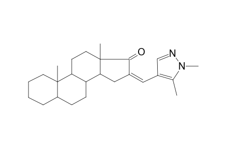 Hexadecahydrocyclopenta[a]phenanthren-17-one, 16-(1,5-dimethyl-1H-pyrazol-4-ylmethylene)-10,13-dimethyl-