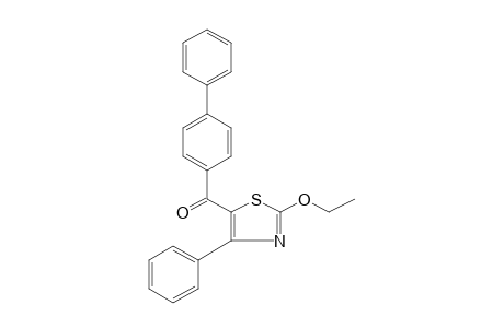 4-biphenylyl 2-ethoxy-4-phenyl-5-thiazolyl ketone