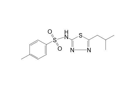 N-(5-isobutyl-1,3,4-thiadiazol-2-yl)-p-toluenesulfonamide