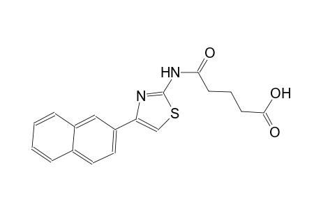 5-{[4-(2-Naphthyl)-1,3-thiazol-2-yl]amino}-5-oxopentanoic acid