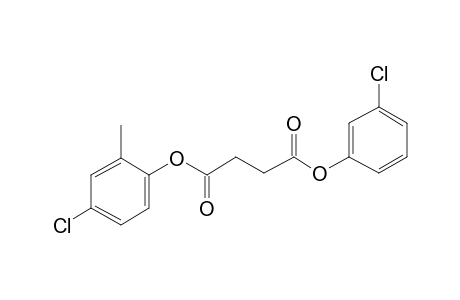 Succinic acid, 3-chlorophenyl 4-chloro-2-methylphenyl ester