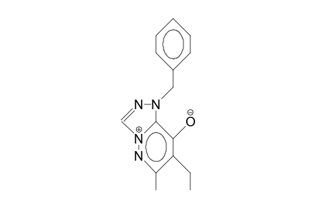 4-Ethyl-3-methyl-5-hydroxy-N-benzyl-S-triazolo(4,3-B)pyridazine